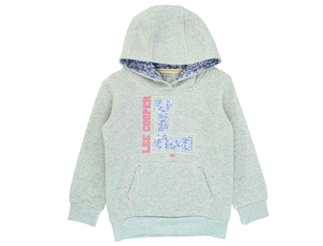 Sweatshirt de Criança LEE COOPER Poliéster Cinzento (XS)