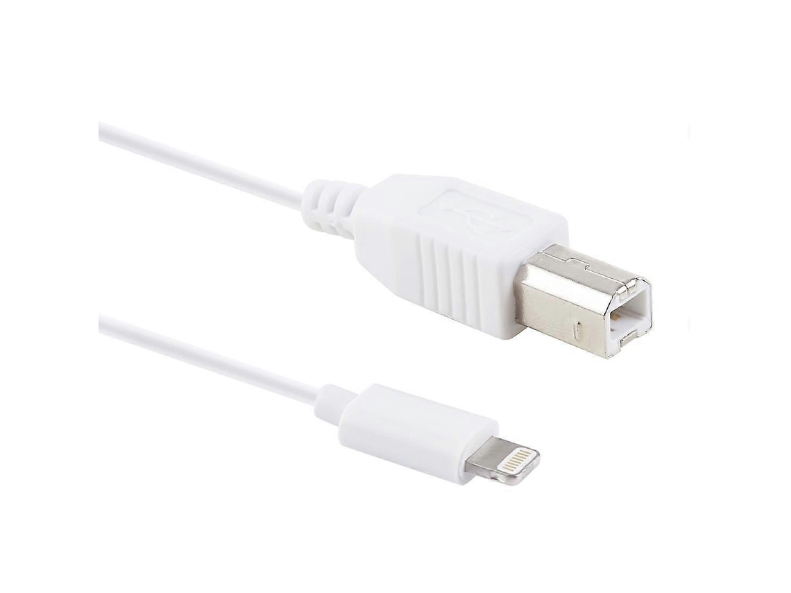 Lurelia Cabo Usb Midi Usb 2.0 Usb-b 1 M Branco, Interface Para Teclados, Pianos E Sintetizadores, Iphone E Ipad