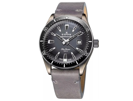 Relógio Edox Swiss® Skydiver Automatic Set 80126 3vin Gdn
