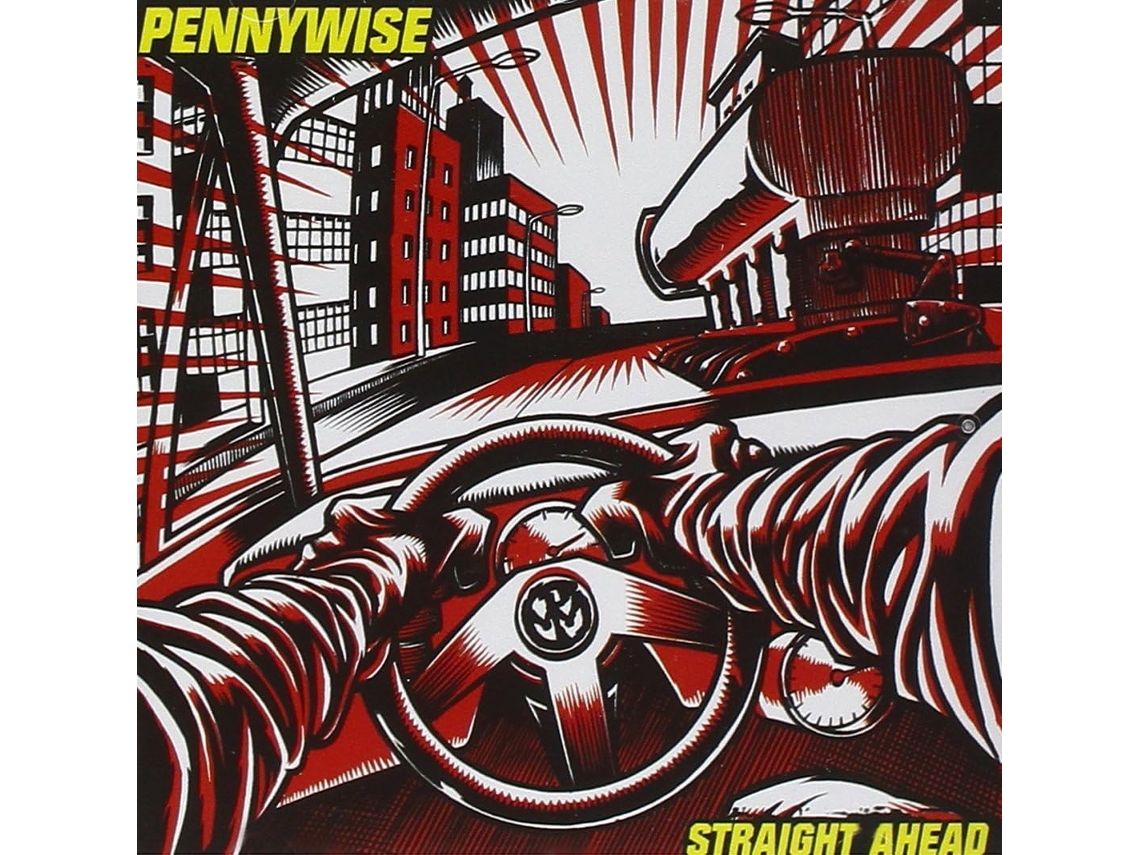 Pennywise Straight Ahead Vinil Vermelho Marmoreado Edição Limitada Epitaph