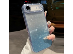 Capa De Tpu Para Iphone Air - Glitter Degradê De Diamante