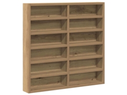 Gabinete de Exibição em Carvalho Artesanal 60x8,5x58 cm MAISON EXCLUSIVE