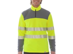 Camisa Zip Up Uv Hivi 2C Manga Comprida Kl.2 Cara Amarelo Miq-Uv