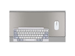 Mousepad De Mesa Em Cor Sólida Impermeável, Antiderrapante, Para Uso Em Escritório E Casa. Olysi Shop
