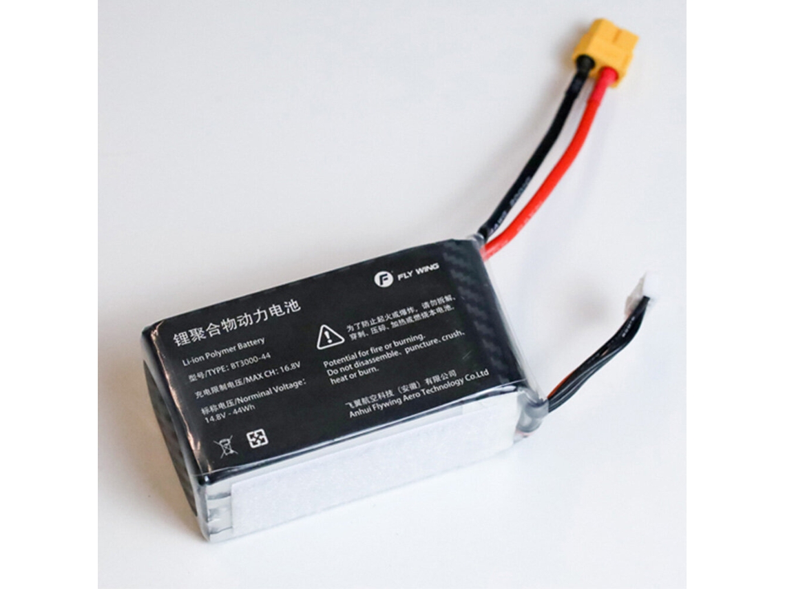 Bateria de Lítio para Helicóptero Fly Wing Fw450 4s 14,8v 3000mah com Conector Xt60 MDUG