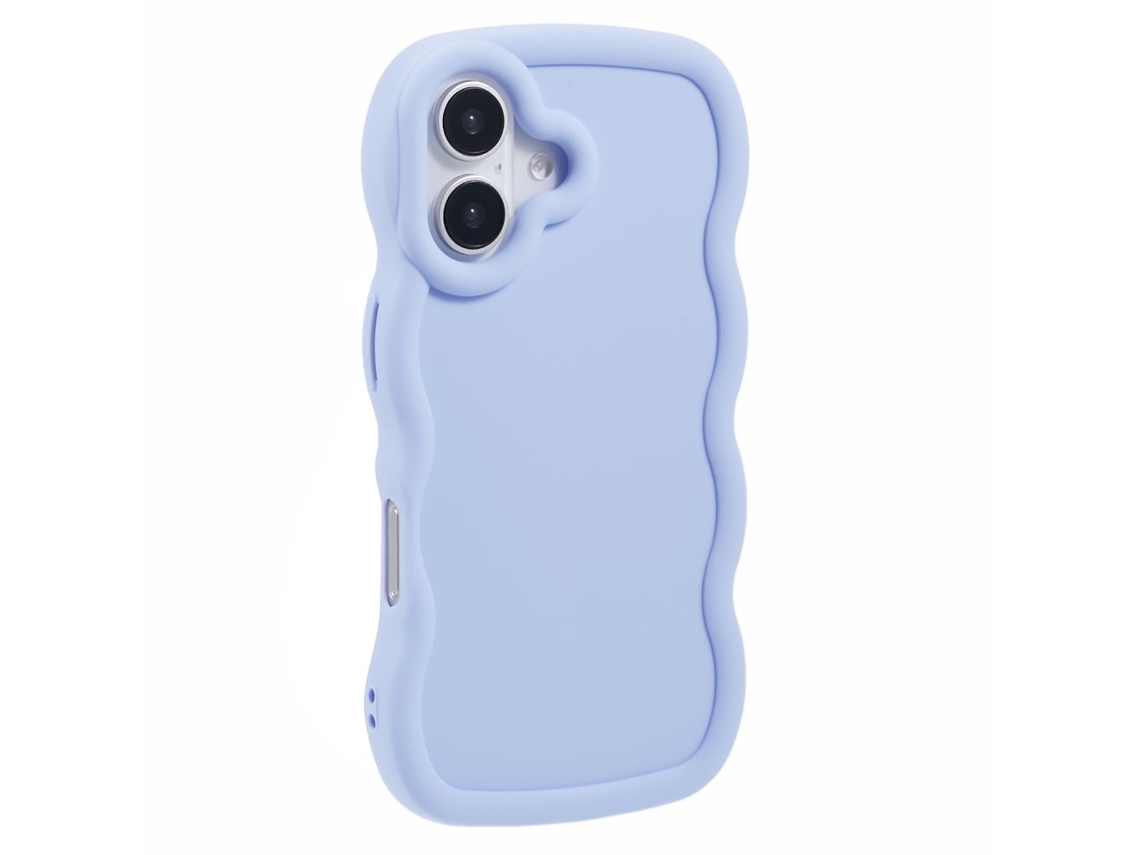 Capa Para Iphone 17 Ondulada Roxa