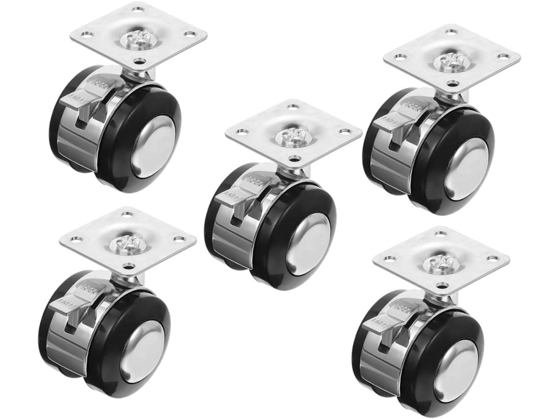 Conjunto de 5 Rodízios com Freio GOKOCO