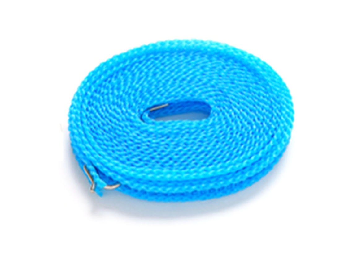 Corda de lavagem nylon 8m anti vento azul S/MARCA