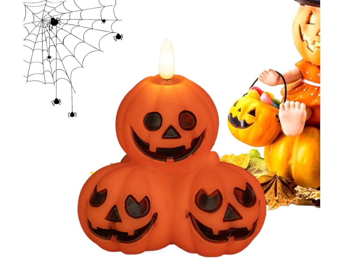 Luzes De Halloween, Decoração Assustadora E Divertida Para Casa, Led Com Brilho Quente |
