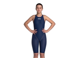 Fato de Banho de Menina para Natação ARENA Powerskin St Next Azul (6/7 anos)