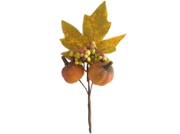 1 Unidade de Decoração de Ramo de Abóbora Artificial para Decorações de Halloween ALLINLESS