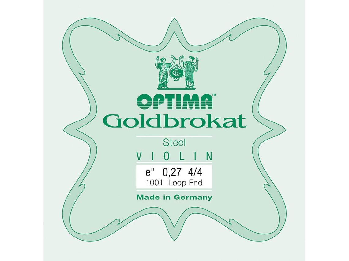 Optima Corda E1 Para Violino 4/4 Aço Final de Loop Pesada