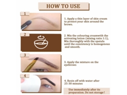Gel Tinte De Cejas Resistente Al Sudor Y Al Agua Duradero Accesorios De Maquillaje Para Cejas