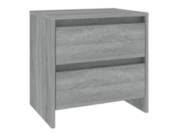 Mesa de cabeceira Sonoma Cinzento MAISON EXCLUSIVE em aglomerado (45x34,5x44,5 cm)