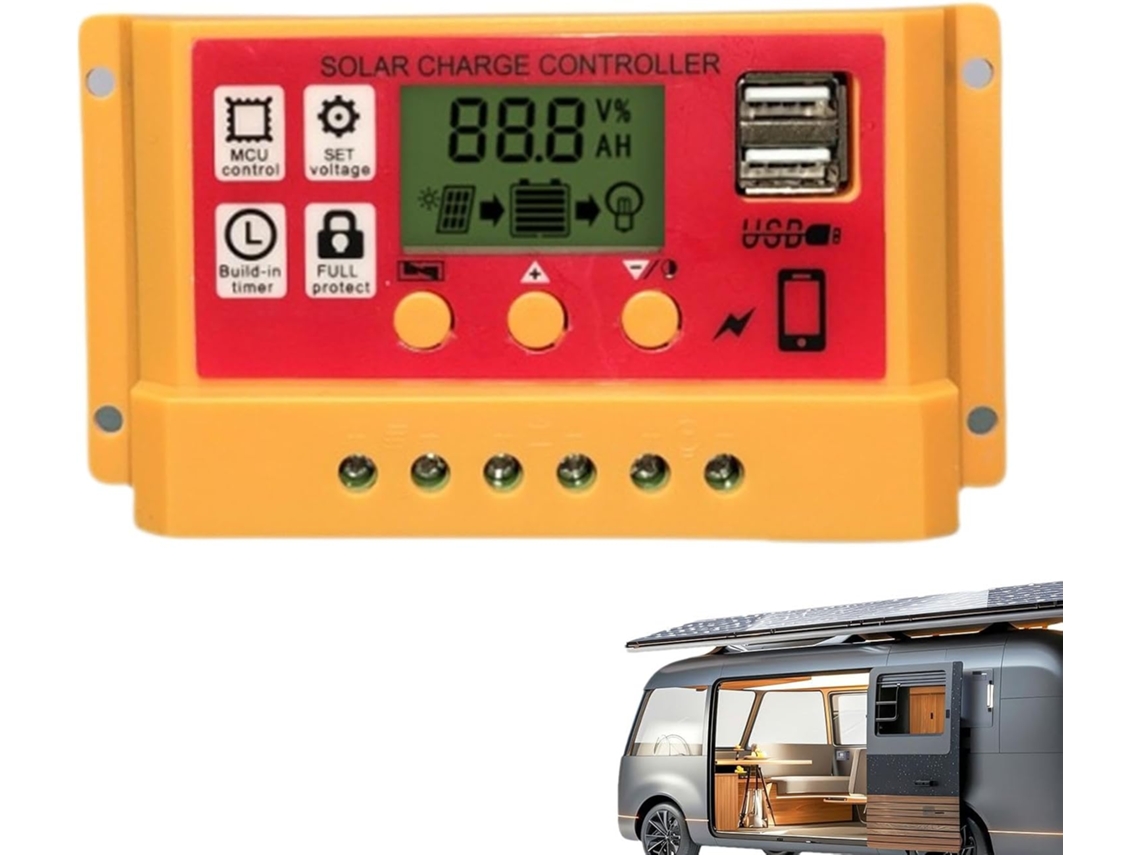 Controlador De Carga Solar, Controlador De Bateria Solar, Regulador