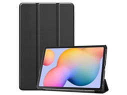 Capa Couro para Samsung Galaxy Tab S6 Lite 10.4, Preta
