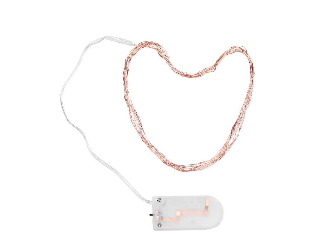 5m 50led Luzes Fadas Decorativas Com Fio De Cobre Para Decoração Interior De Natal Outro