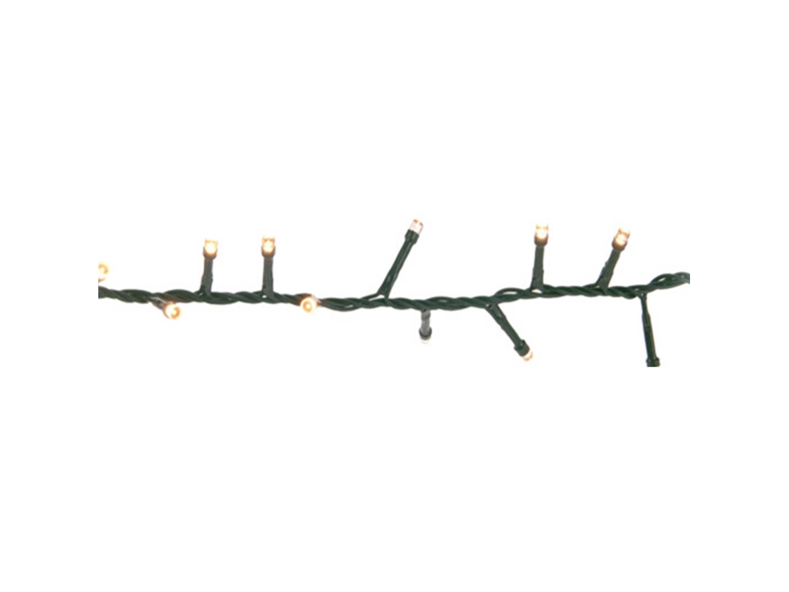 Conjunto De 1250 Luzes Led Brancas Extra Quentes Com Cabo De 25 Metros E Timer Leds E Iluminacion Navideña