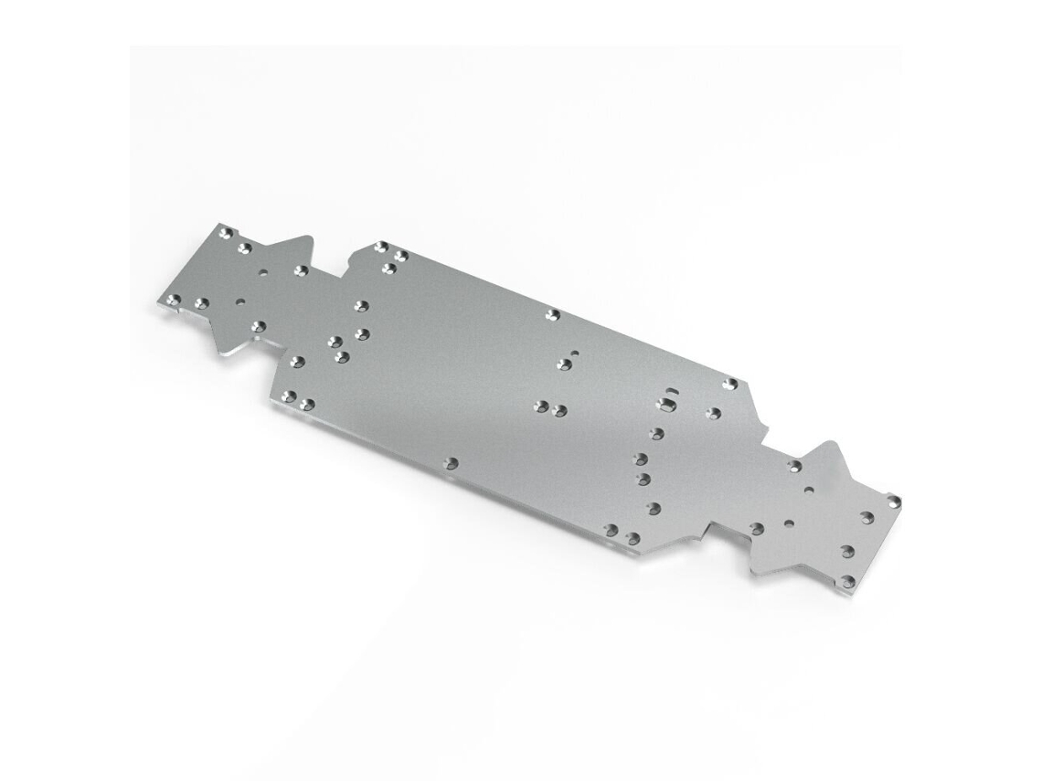 Cinzazd Racing Mt16 1/16 Peças de Carro Rc Chassis Placa Inferior Veículos Modelos Liga de Alumínio Acessórios Sobressalentes 16019 MDUG