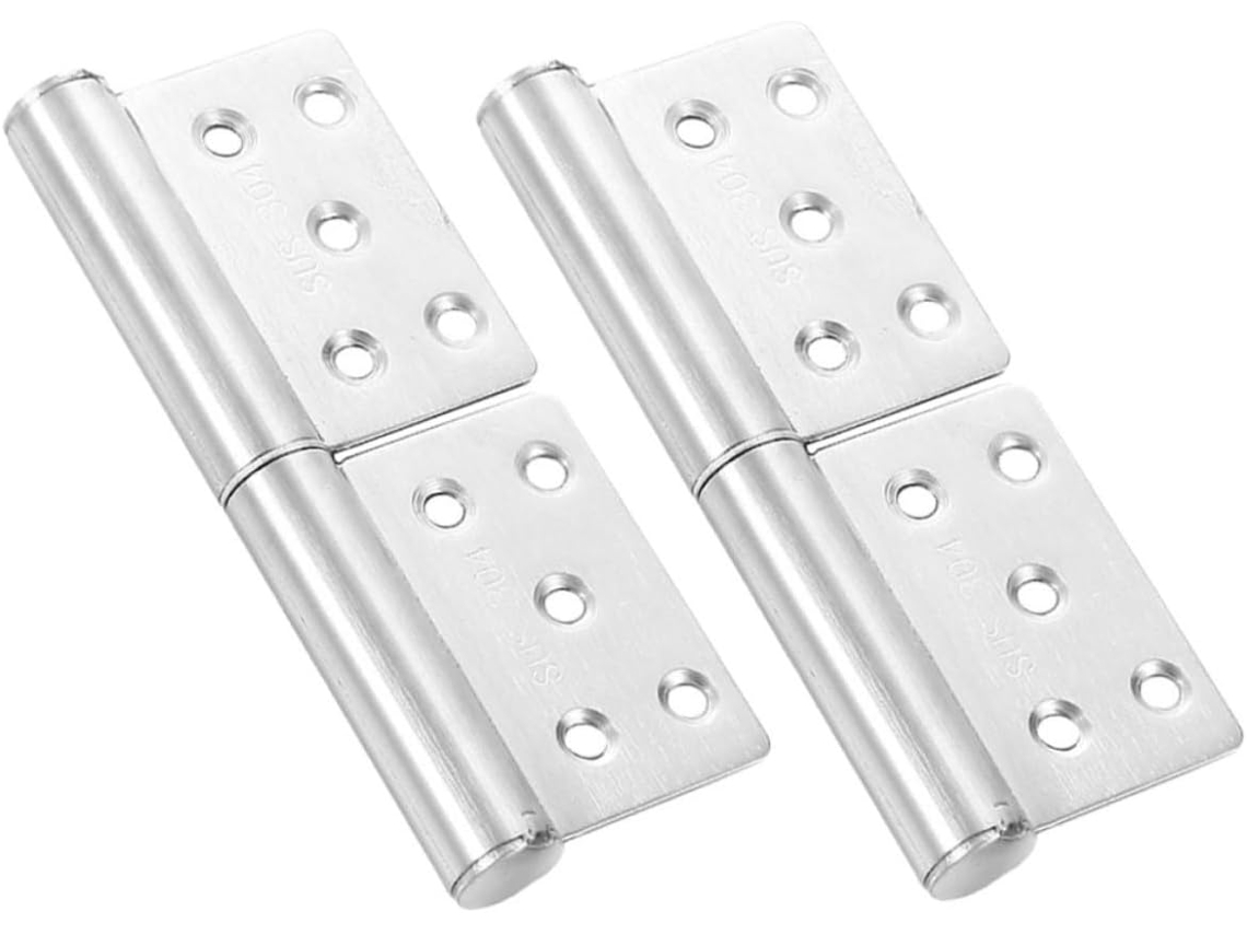 Dobradiças De Porta Removíveis Em Aço Inoxidável Formato Bandeira,