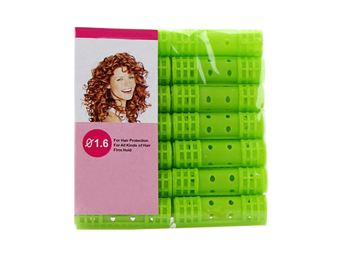Bobes De Cabelo Plástico, Modeladores Cachos Com Encaixe, Autoaderentes, S Em Calor Para Cabeleireiro, Ide
