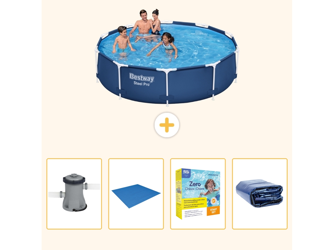 Bestway Piscina Bestway Steel Pro Redonda - 305x76 Cm - 5-peças S245