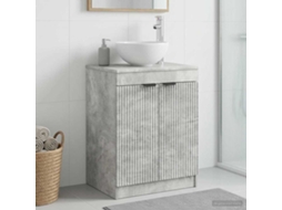 Vidaxl Armário De Banheiro Cinzento Cimento 54 X 41 X 70 Cm