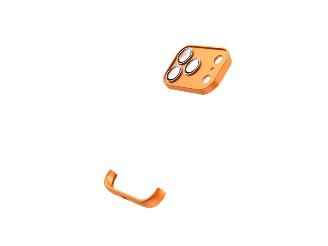 Capa Tpu Laranja True Borderless Para Iphone 17 Pro Max - À Prova De C