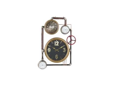 Relógio de Parede Dkd Home Decor Válvulas Cristal.