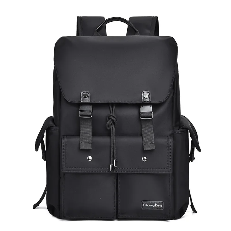 (preta) Mochila De Viagem Masculina De Alta Qualidade, Grande Capacidade, Impermeável, Para Laptop.