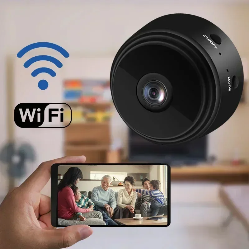 Mini Câmera de Vigilância Sem Fio, Wifi, A9 MDUG