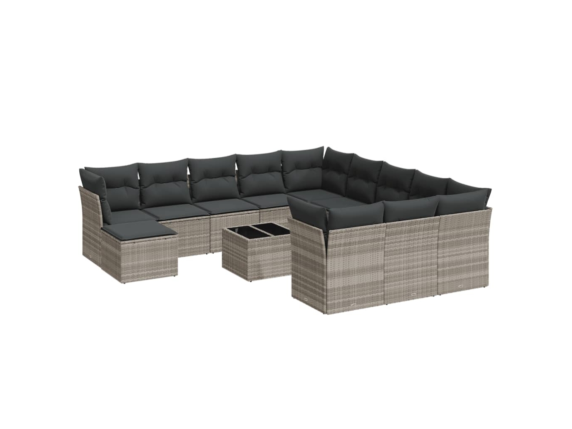 Garden Sofa Set, Garden Sofa Sets Vidaxl Cinzeto Rattan / Vime (n/a)