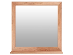 Wall Mirror, Wall Mirrors Vidaxl Marrom Madeira