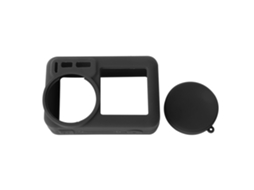 Portable Frame Protective Silicone Shell With Lens Case For Dji Osmo Action Camerablack LAXISCREED