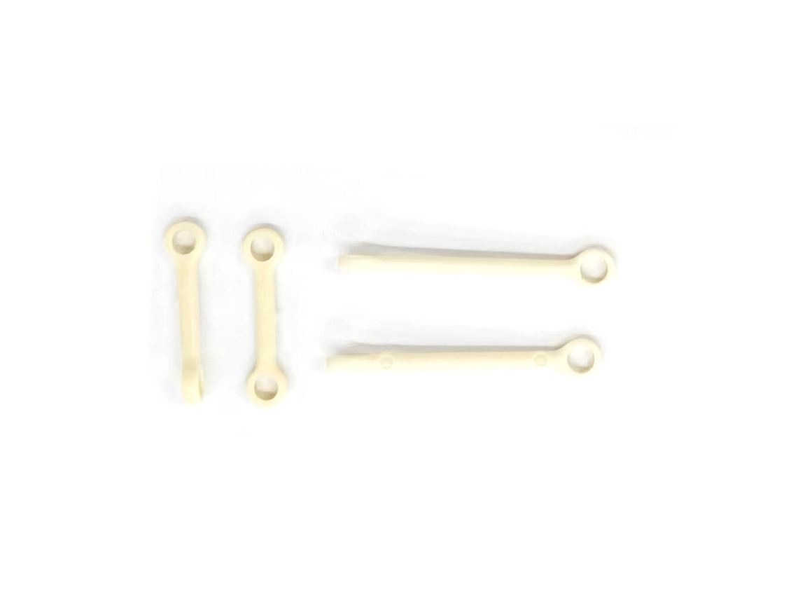 Conjunto de Bielas de Substituição para Helicóptero Rc Era A60 A61, Branco. MDUG