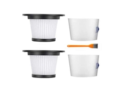 Adequado para Aspirador de Pó Sem Fio Dibei C17 T6/ Moosoo K17: Elemento Filtrante, Tampa do Filtro de Alimentação Principal BRILVIBERA