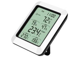 Termômetro E Higrômetro Eletrônico Luxshiny Monitor De Umidade Temperatura Compacto Para Ambientes Com Gancho