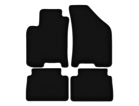 Tapetes De Veludo Preto Básico Para: Daewoo Leganza Limousine (1997-2004)
