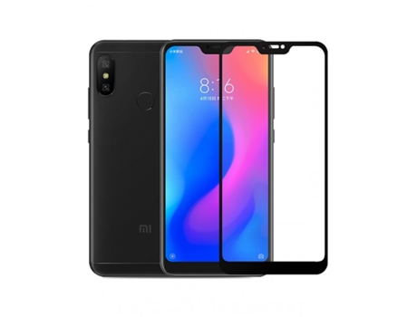 Película de Vidro Temperado Xiaomi Mi A2 Lite, Redmi 6 Pro Preto