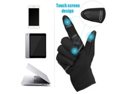 LUVAS de inverno quentes com touchscreen para esportes outdoor com fleece anti derrapante | S/MARCA