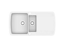 Kitchen Sink, Kitchen Sinks Vidaxl Branco Granito (n/a)