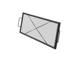 Gralha Retangular Para Fogueira Succebuy X-marks De 111 Cm, Grelha Em Aço Resistente Para Cozinhar