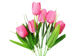 Materiais Florais Diy Ramo De Tulipas Com 6 Cabeças