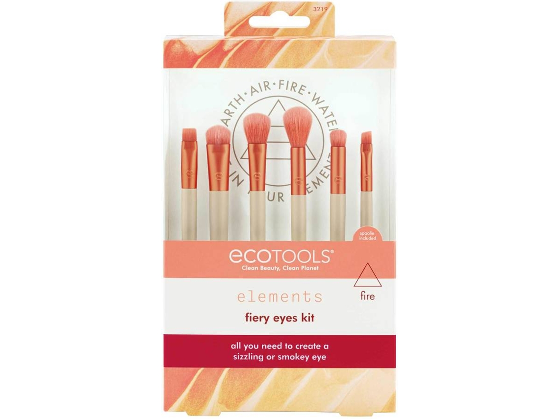 Conjunto de Pincéis de Maquilhagem ECOTOOLS Fiery Eyes Kit (5 peças)