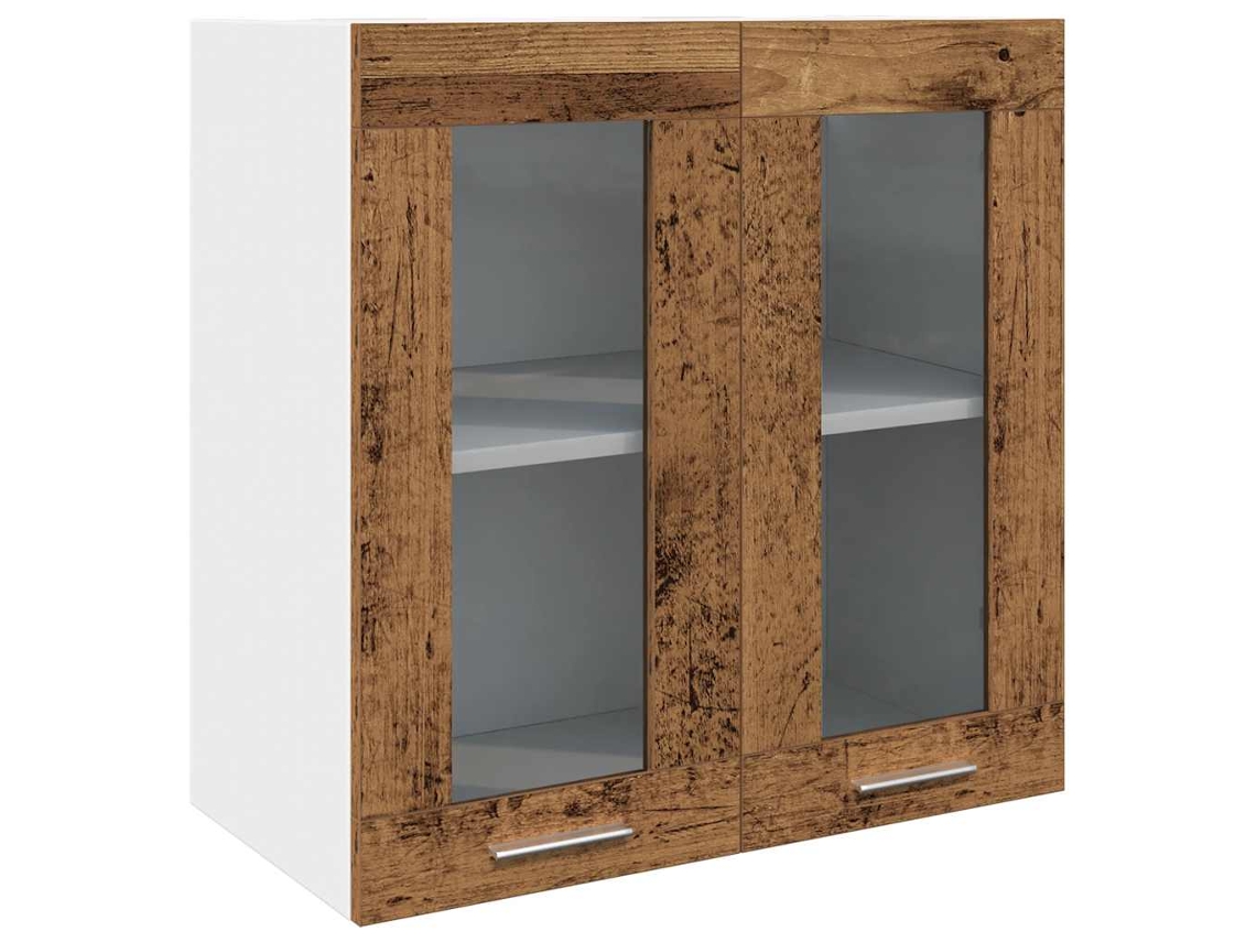 Kitchen Wall Cabinet, Kitchen Wall Cabinets Vidaxl Marrom Madeira Processada (n/a)
