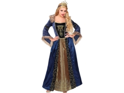 Fato de Mulher WIDMANN Rainha Medieval Comprido (Tam.: S)