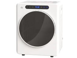 Secadora de Roupas, 6 Programas, 40 60℃, Capacidade de 3 Kg, Compacta, Controle por Toque, Branca TOPBRICO