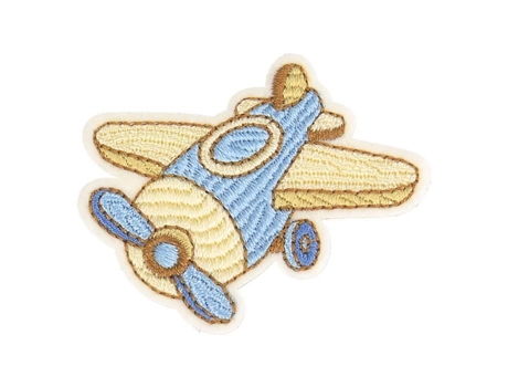 Emblema Termocolante Brinquedo De Madeira Avião 4,5cm X 3cm Mdc