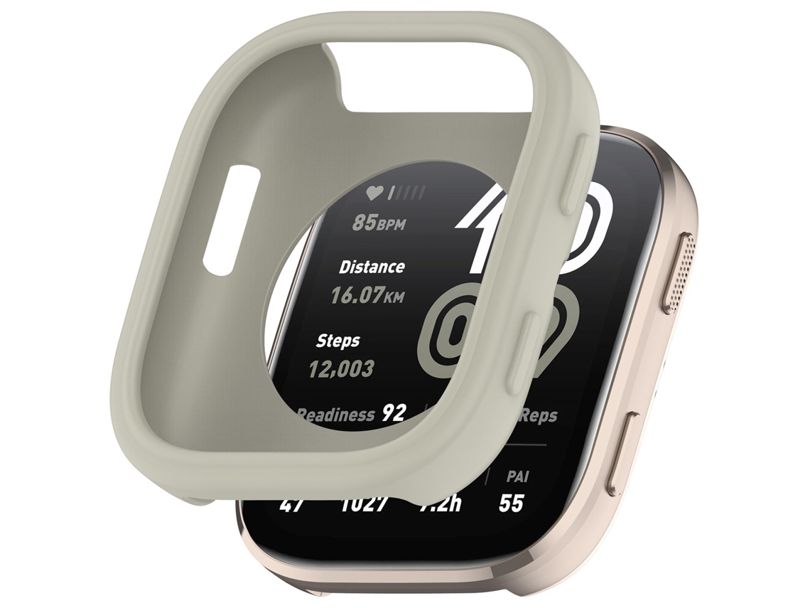 Capa para Amazfit Bip 6 Silicone de Cor Sólida, Cinza Claro GERTIZ