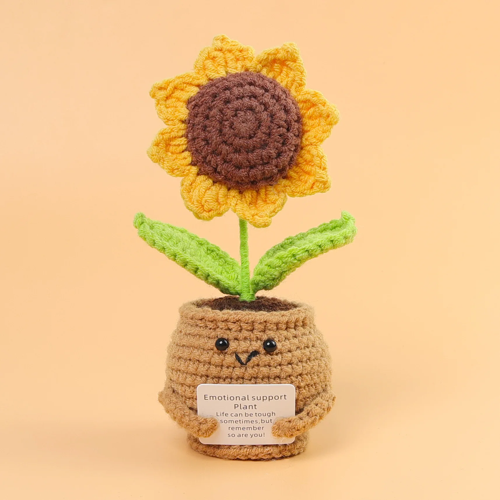 Vaso De Flores De Crochê Fofo Para Decoração De Mesa. Flores Tricotadas.